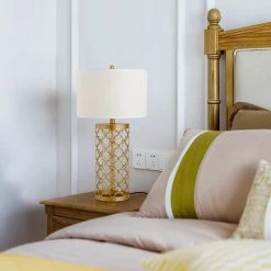 Vakkerlight Openwork Metal Table Lamp