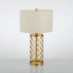 Vakkerlight Openwork Metal Table Lamp