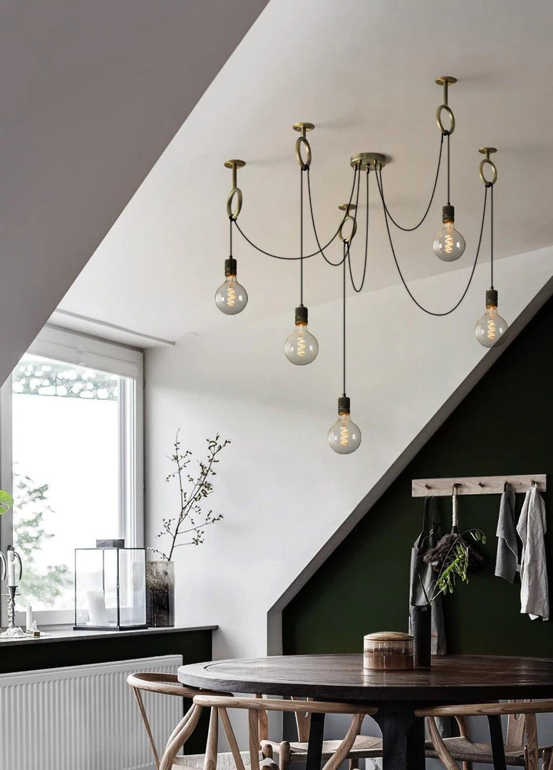 Vakkerlight Chandeliers Industrial Spider Chandelier