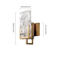 Vakkerlight Ice Crystal Wall Lamp Wall Sconces