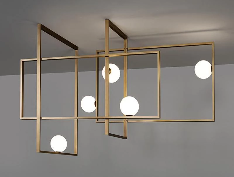 Vakkerlight Mondrian Glass Ceiling Light