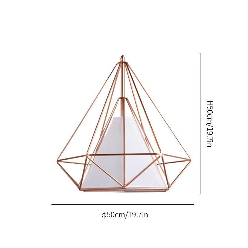 Vakkerlight Pendant Lights Diamond Cage Metal Pendant