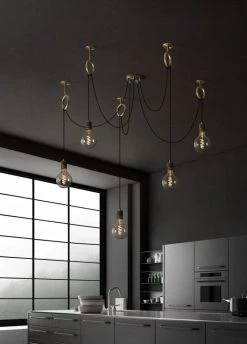 Vakkerlight Chandeliers Industrial Spider Chandelier