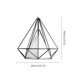 Vakkerlight Pendant Lights Diamond Cage Metal Pendant