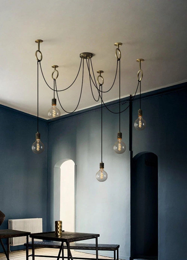 Vakkerlight Chandeliers Industrial Spider Chandelier