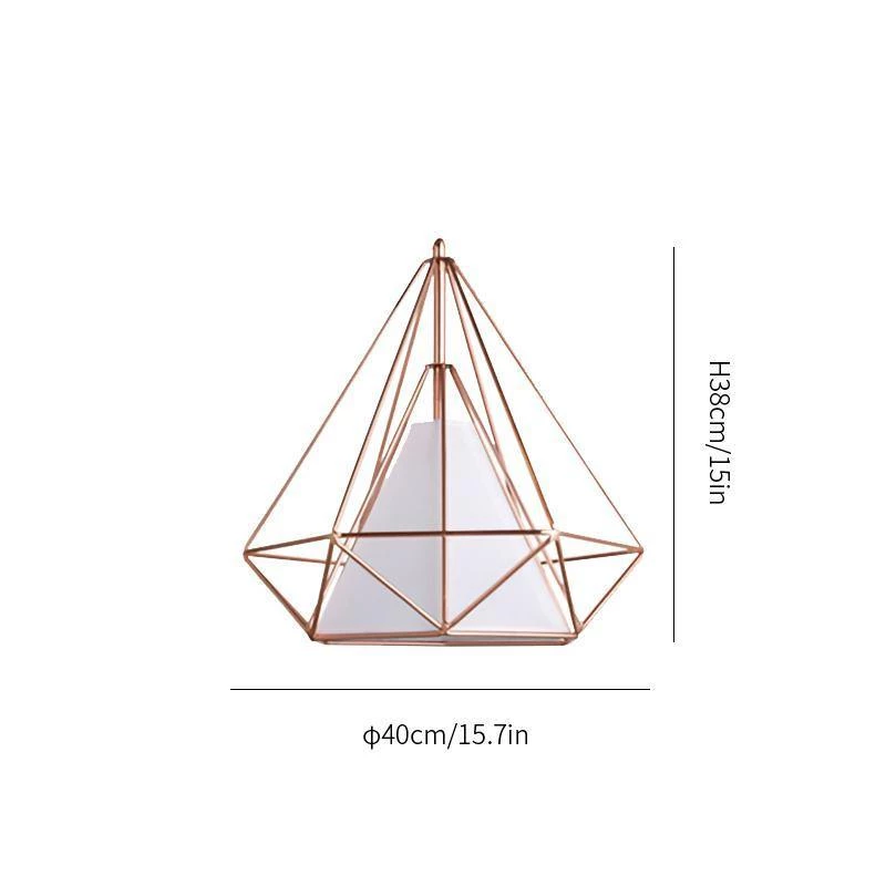 Vakkerlight Pendant Lights Diamond Cage Metal Pendant