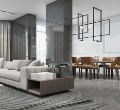 Vakkerlight Mondrian Glass Ceiling Light