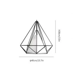 Vakkerlight Pendant Lights Diamond Cage Metal Pendant