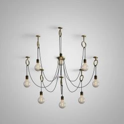 Vakkerlight Chandeliers Industrial Spider Chandelier