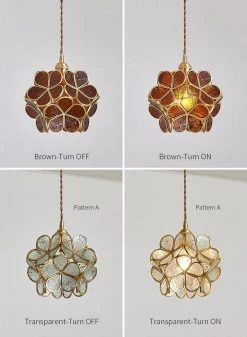 Vakkerlight Glass Petal Pendant Lights