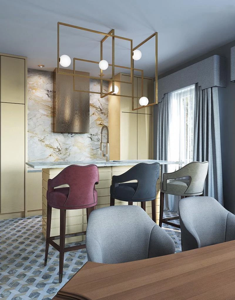 Vakkerlight Mondrian Glass Ceiling Light