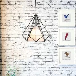 Vakkerlight Pendant Lights Diamond Cage Metal Pendant
