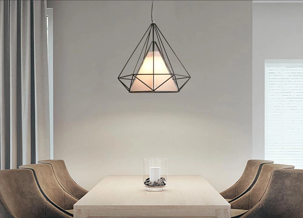 Vakkerlight Pendant Lights Diamond Cage Metal Pendant