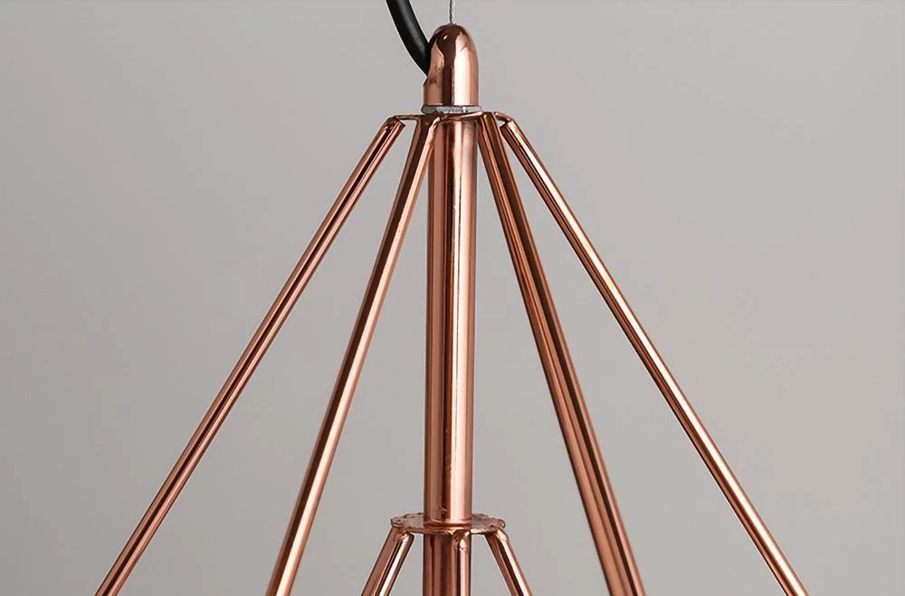 Vakkerlight Pendant Lights Diamond Cage Metal Pendant