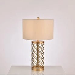 Vakkerlight Openwork Metal Table Lamp