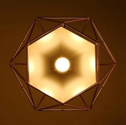 Vakkerlight Pendant Lights Diamond Cage Metal Pendant