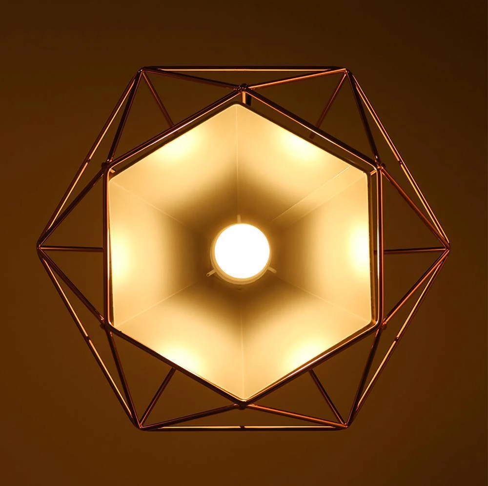 Vakkerlight Pendant Lights Diamond Cage Metal Pendant