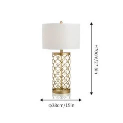 Vakkerlight Openwork Metal Table Lamp