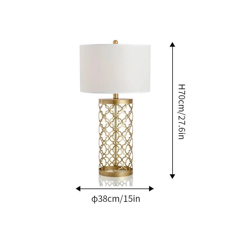 Vakkerlight Openwork Metal Table Lamp