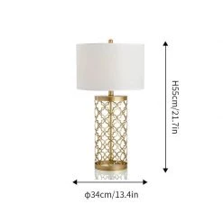 Vakkerlight Openwork Metal Table Lamp