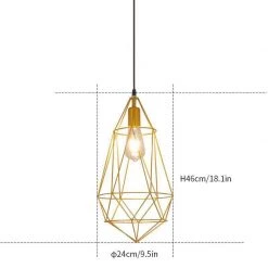 Vakkerlight Diamond Hanging Light Pendant Lights