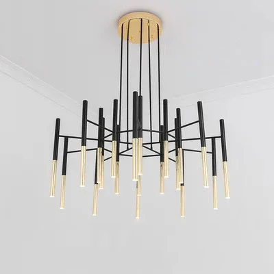 Vakkerlight Metal Tubular Chandelier Chandeliers