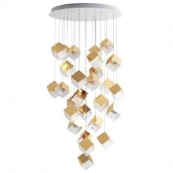 Vakkerlight Living Room Pyrite Chandelier
