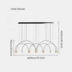 Vakkerlight Chandeliers Arcs Pendant Light