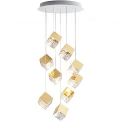 Vakkerlight Living Room Pyrite Chandelier