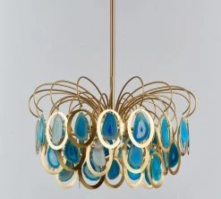 Vakkerlight Luxury Pendant Slice Agate Chandelier