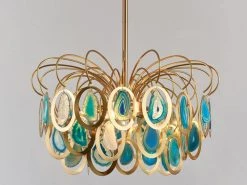 Vakkerlight Luxury Pendant Slice Agate Chandelier