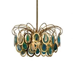 Vakkerlight Luxury Pendant Slice Agate Chandelier