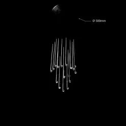 Vakkerlight Aquitaine Round Chandelier Living Room