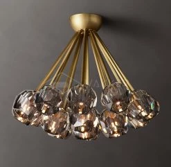 Vakkerlight Ceiling Lamp Flushmount Crystal Ball