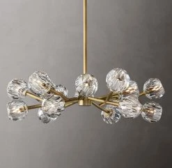 Vakkerlight Chandeliers Crystal Ball Round Cluster Chandelier