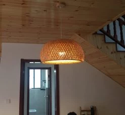 Vakkerlight Bamboo Braided Pendant Lamp Pendant Lights