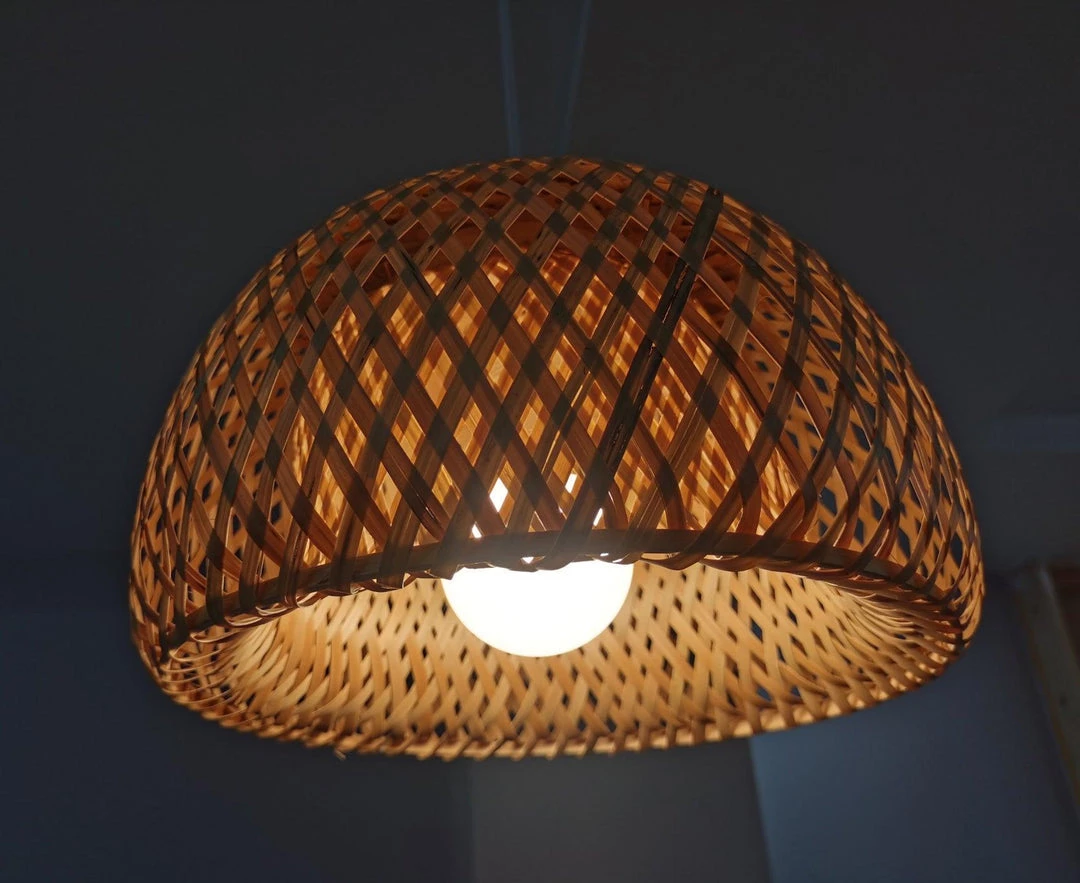 Vakkerlight Bamboo Braided Pendant Lamp Pendant Lights