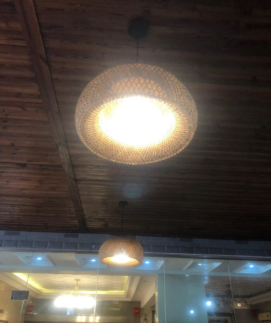 Vakkerlight Bamboo Braided Pendant Lamp Pendant Lights