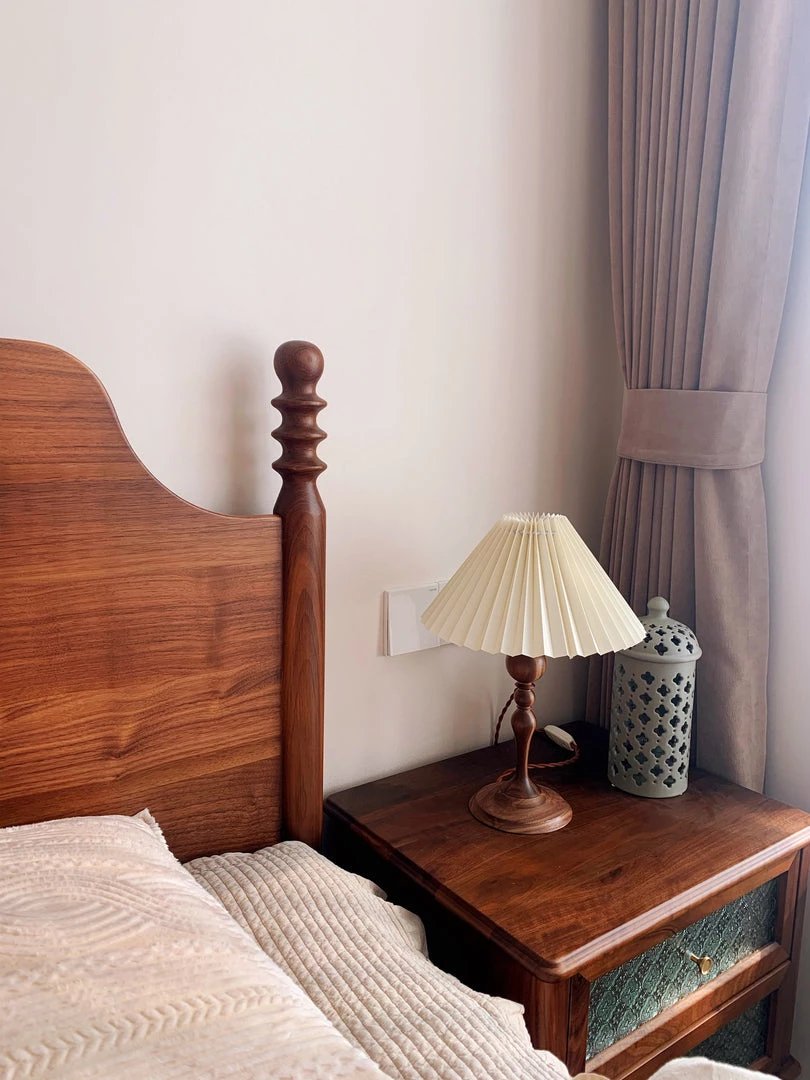 Vakkerlight Bellini Wooden Turned Table Lamp Table Lamps