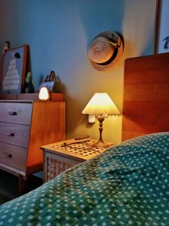 Vakkerlight Bellini Wooden Turned Table Lamp Table Lamps