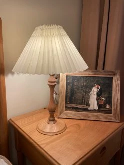 Vakkerlight Bellini Wooden Turned Table Lamp Table Lamps