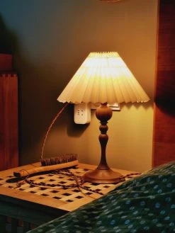Vakkerlight Bellini Wooden Turned Table Lamp Table Lamps