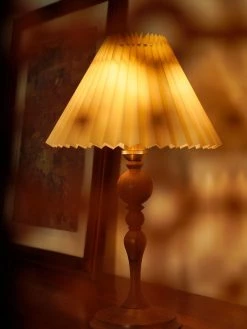 Vakkerlight Bellini Wooden Turned Table Lamp Table Lamps