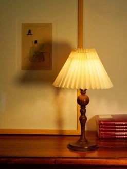 Vakkerlight Bellini Wooden Turned Table Lamp Table Lamps