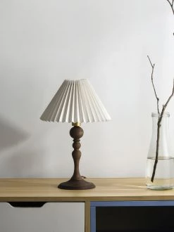 Vakkerlight Bellini Wooden Turned Table Lamp Table Lamps