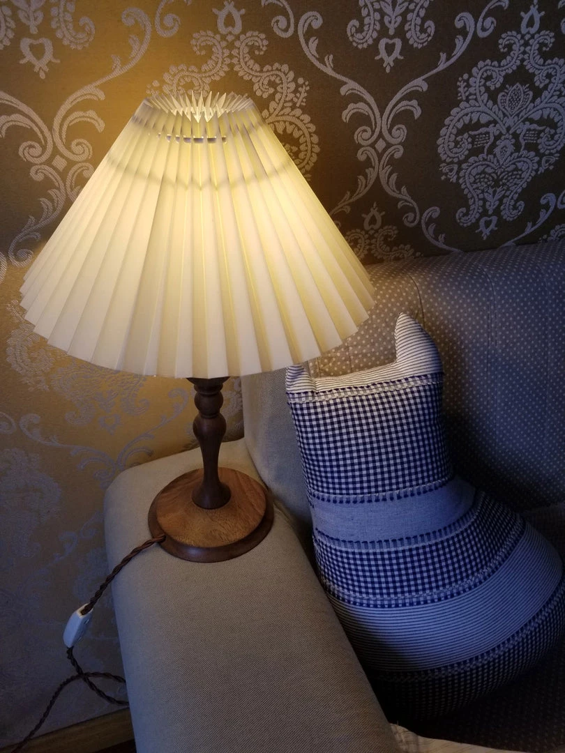 Vakkerlight Bellini Wooden Turned Table Lamp Table Lamps