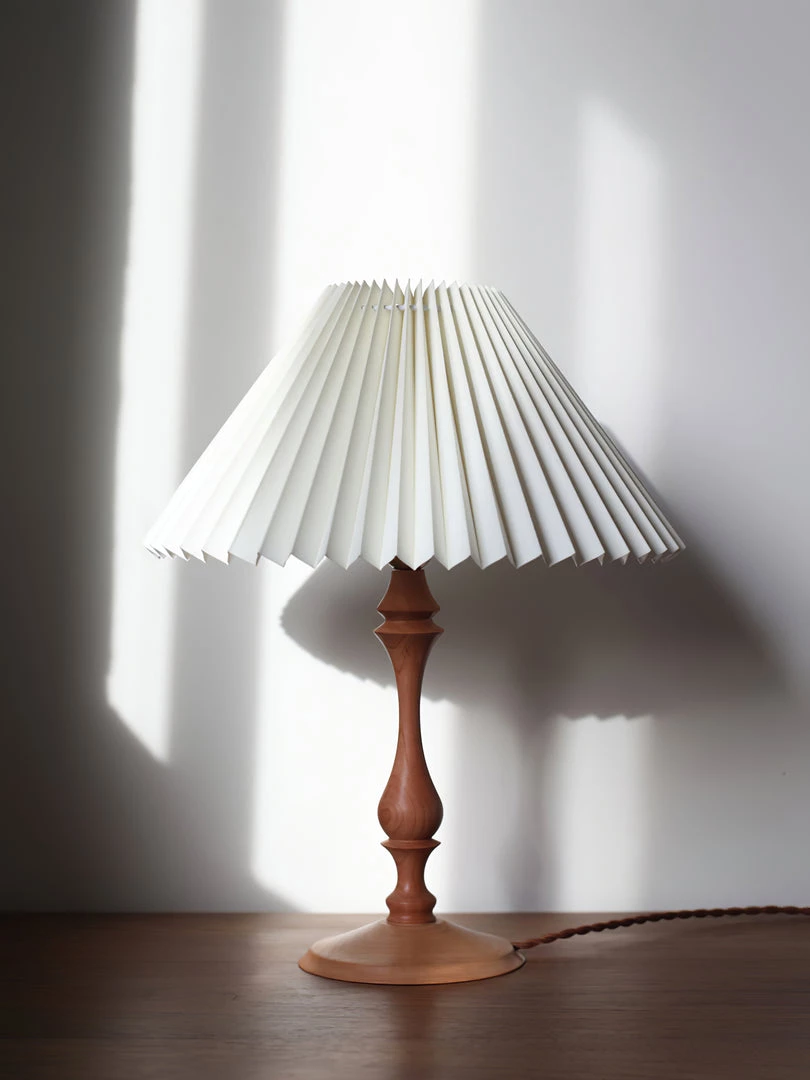 Vakkerlight Bellini Wooden Turned Table Lamp Table Lamps