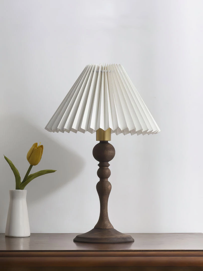Vakkerlight Bellini Wooden Turned Table Lamp Table Lamps