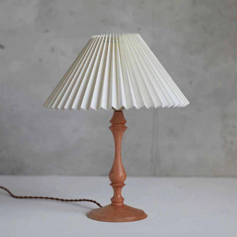 Vakkerlight Bellini Wooden Turned Table Lamp Table Lamps