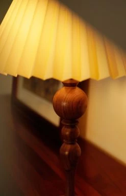Vakkerlight Bellini Wooden Turned Table Lamp Table Lamps